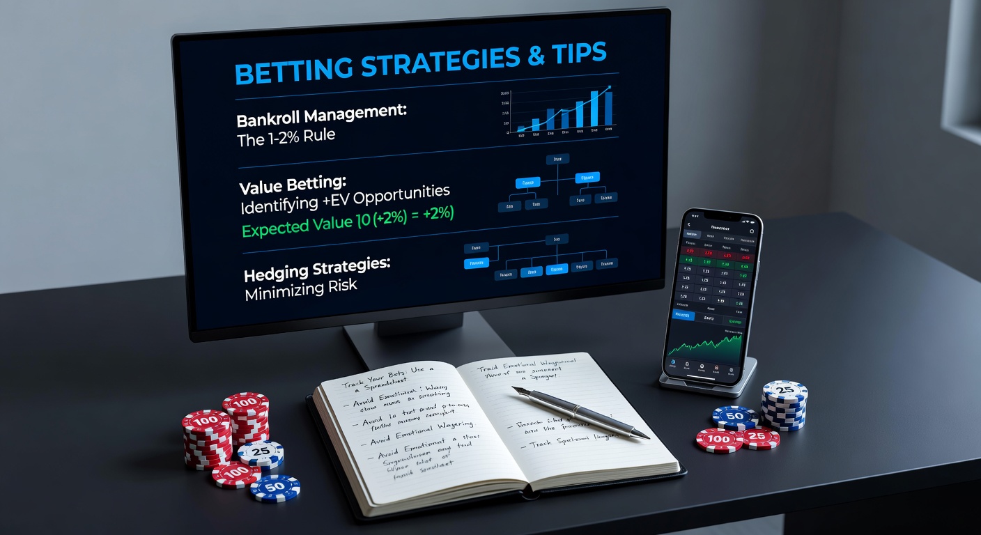 A digital dashboard displaying betting odds and charts, illustrating strategic analysis in sports wagering