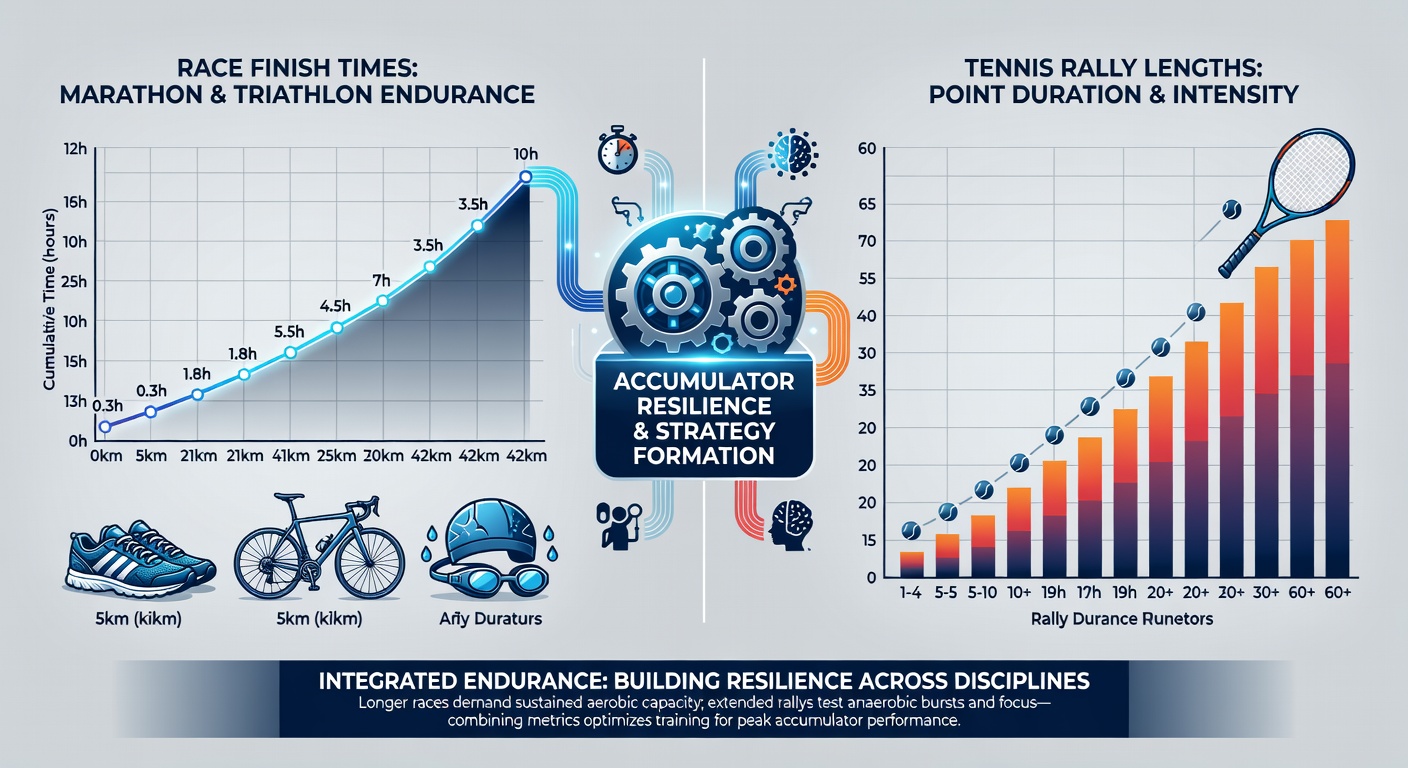 Data visualization of cross-sport endurance metrics during May 2026 European competitions