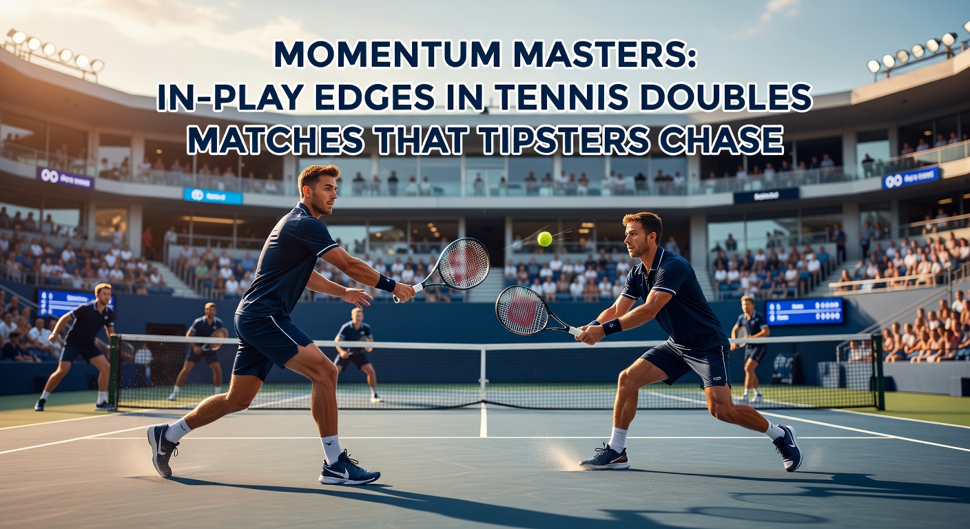 Close-up of tennis doubles net exchange, highlighting poaching tactic during momentum build