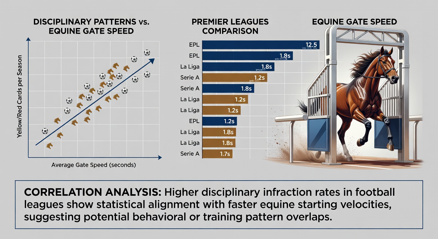 Comparative graph of football disciplinary incidents and horse racing gate speed data collected during June international calendar overlaps