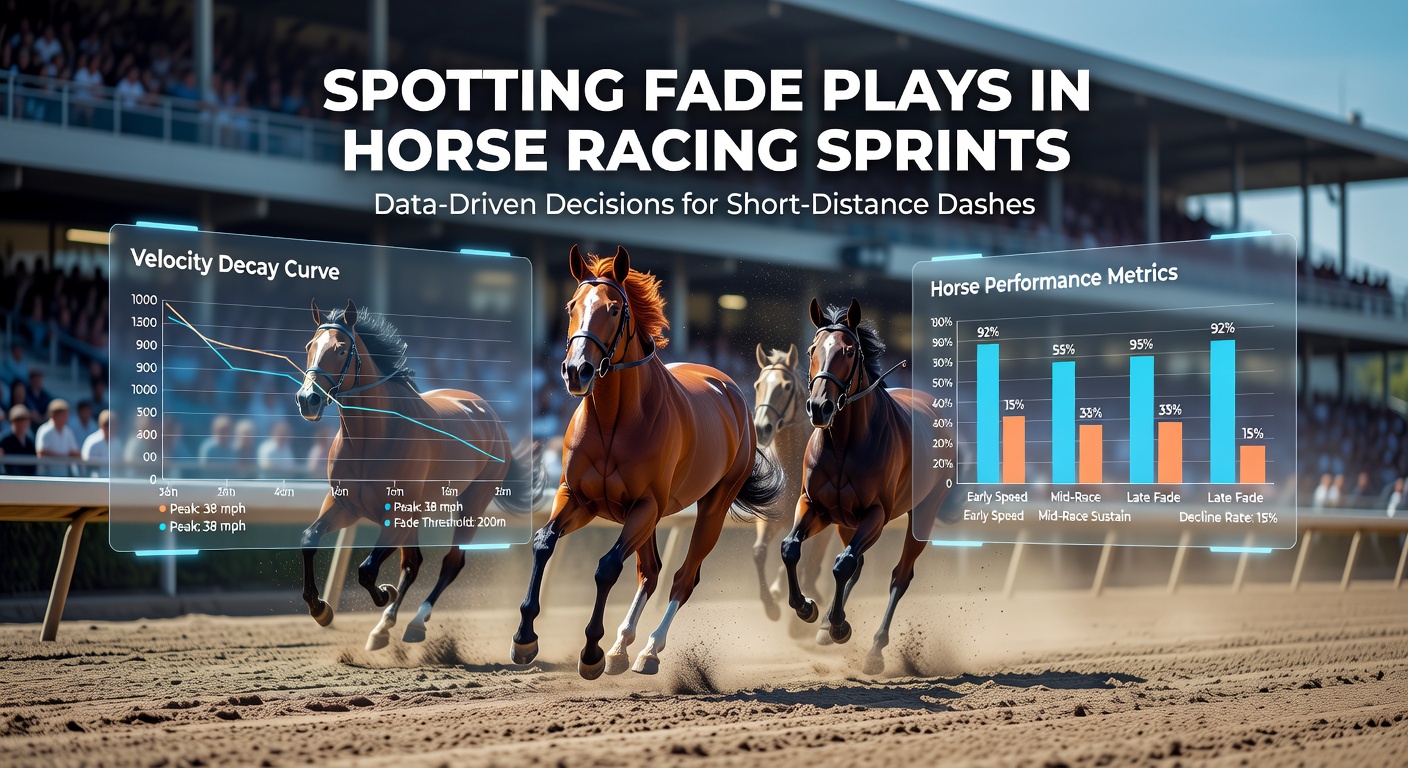 Data visualization of pace figures in a sprint race, showing frontrunners fading as closers surge
