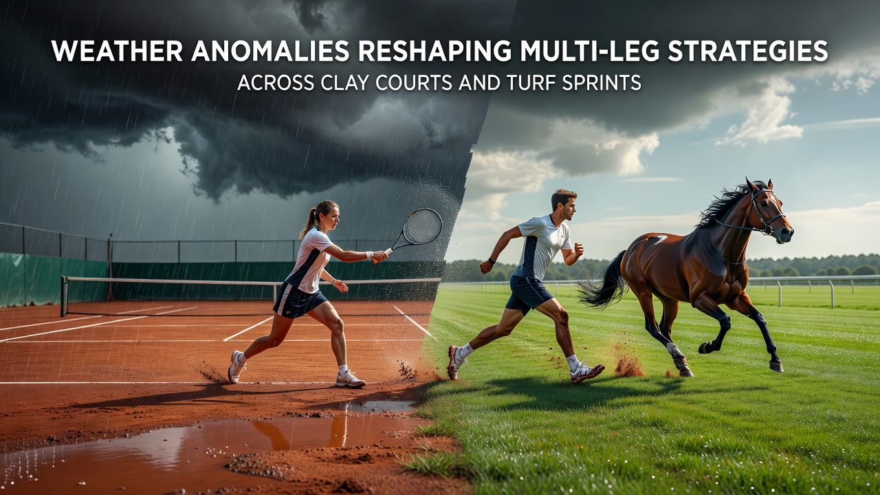 Weather patterns affecting clay court surfaces during multi-day tennis events